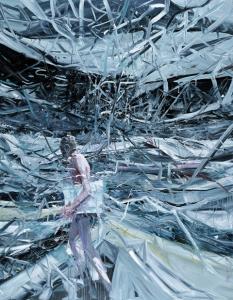 Jia Aili, The Wasteland No. 1, 2007. Oil on canvas, 267 x 200 cm. Courtesy the artist.